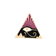 Pin's Maçonnique Œil d’Horus sur Triangle