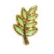 Masonic Acacia Lapel Pin (green and gold)