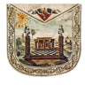 "Washington & La Fayette" Masonic Apron Replica, late 18th century. Real Leather