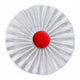 Scottish Master of St Andrew White Rosette with Red Button  - Rectified Scottish Rite