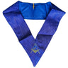 Junior Deacon Collar. Natural Silk - Blue Lodge, York Rite