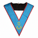 Blue Lodge Organist Collar. Natural Silk Ancient Accepted Scottish Rite (AASR)