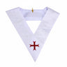 Sautoir Dignitaire Blanc Croix Templière - SOT