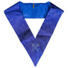 Sentinel Collar. Natural Silk - Blue Lodge, York Rite