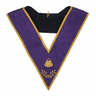 Almoner purple Collar. Natural Silk - Memphis-Misraïm Rite (ORUMM)