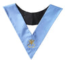 Master of Ceremonies Collar. Natural Silk - French Rite "Traditional" and "Modern"