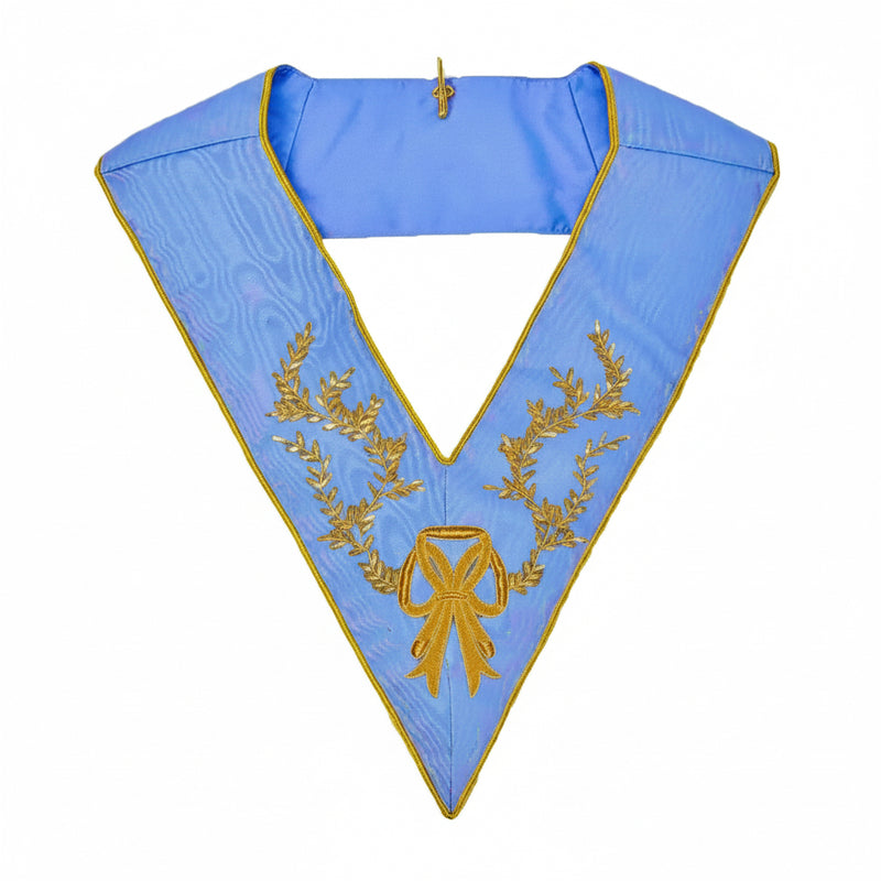 Sautoir Membre d’Honneur. Soie Naturelle - Rite Français Groussier (RFG) - Nos Colonnes