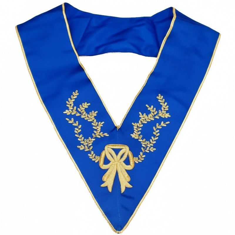 Sautoir Membre d’Honneur. Soie Naturelle - Rite Opératif de Salomon (ROS) - Nos Colonnes
