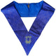 Organist Collar. Natural Silk - Blue Lodge, York Rite