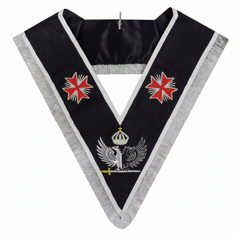 Sautoir Trois Fois Puissant Grand Maître (TFPGM). Franges - 30° degré REAA - Nos Colonnes
