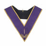 Inner Guard purple Collar. Natural Silk - Memphis-Misraïm Rite (ORUMM)