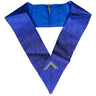 Worshipful Master Collar. Natural Silk - Blue Lodge, York Rite