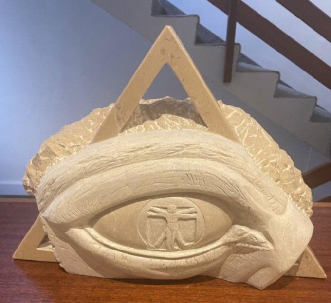 Sculpture « Le sculpteur face à la divine proportion » (Petit) - Nos Colonnes