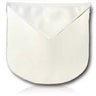 Tablier Apprenti/Compagnon. Bord arrondi. Cuir véritable. 36x31 cm + 1 paire de gants offertes - Rite Français Moderne Rétabli