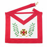 Knight Rose Croix Apron. Cross Potent/Acacia - 18th degree AASR
