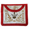 Knight Rose Croix Deluxe Apron. Round edge/Pelican - 18th degree AASR