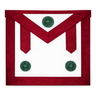 Knight Mason Crimson Apron (Pendants) - Irish Constitution