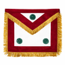 Knight Mason Past Excellent Chief Apron (Crimson) - Irish Constitution