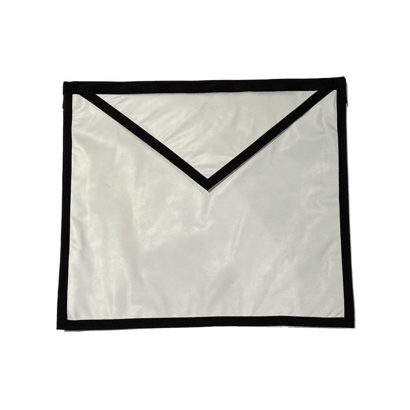 Tablier de compagnon avec bordure noire - pas de rite - BA - Nos Colonnes