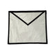Tablier de compagnon avec bordure noire - pas de rite - BA
