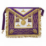Grand Master 98° deluxe Apron. Real leather. 41x46cm- Memphis-Misraim Rite (ORUMM)