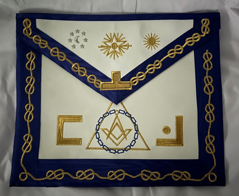 Tablier de Maître Installé/Passé Maître - Rite Opératif de Salomon (ROS) - BA - Nos Colonnes