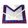 Companion Working Apron. Natural silk - Scottish Royal Arch 