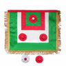 Deputy Master Apron. Square flap and fringe. 41x34cm - Rectified Scottish Rite