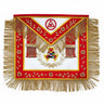 Past High Priest Deluxe Apron. Tassels and fringe. 41x35 cm - American Royal Arch (York Rite)