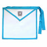 Mark Master Working Apron. Real leather. 41x35 cm - American Royal Arch (York Rite)