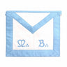 Master Mason Apron. M.: B.:.. 39x33cm - French Rite "Modern"