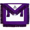 Tablier Membre. Franges, Triangle brisé à droite - Degrés Cryptiques (style américain)