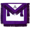 Tablier Membre. Franges, Triangle brisé à gauche - Degrés Cryptiques (style américain)