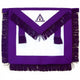 Tablier Membre. Franges, Triangle brisé à gauche - Degrés Cryptiques (style américain)