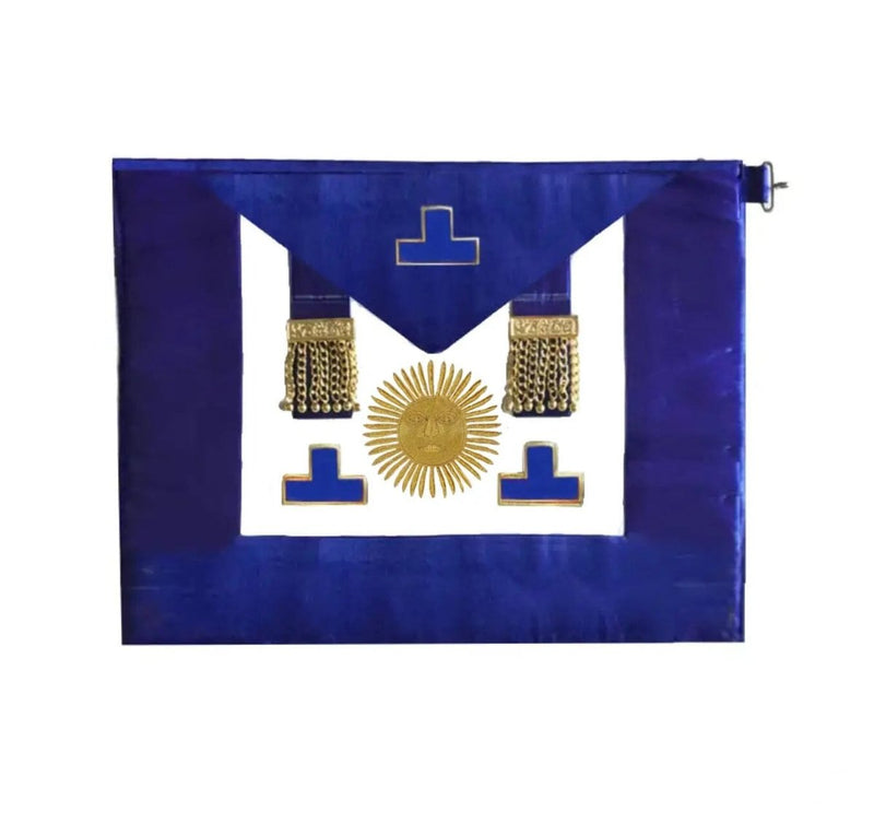 Tablier National. Grand Maître. Petite Tenue - Grandes Loges, style anglais - Nos Colonnes