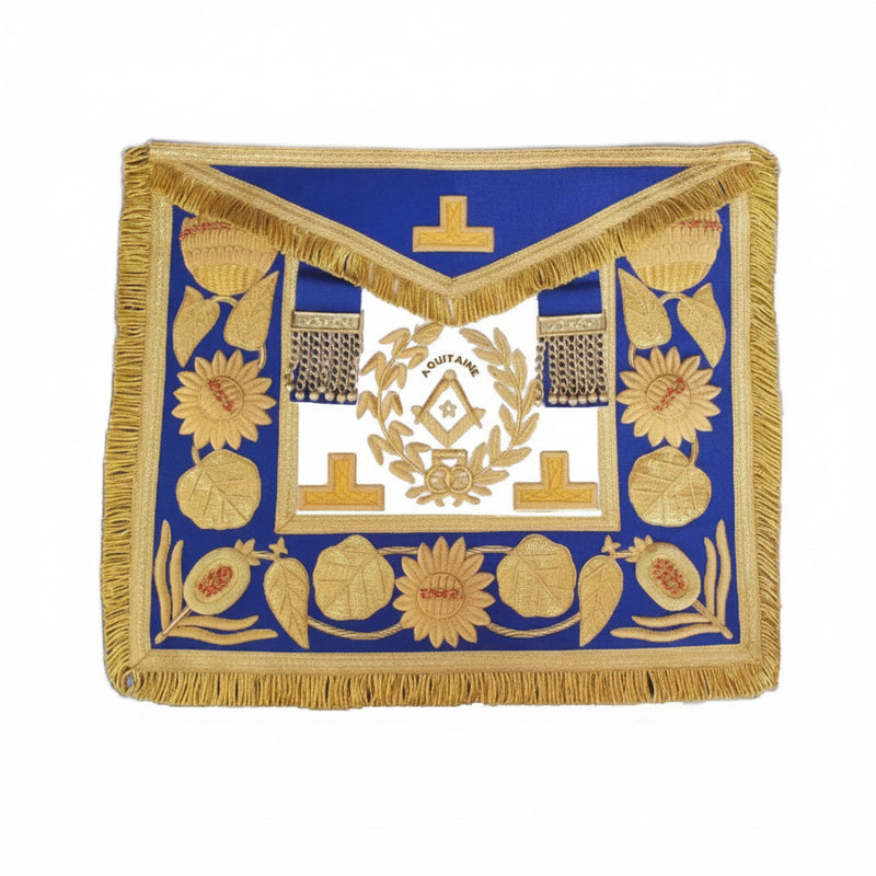 Tablier National Grand Maître Provincial. Grande Tenue - GLNF - Nos Colonnes