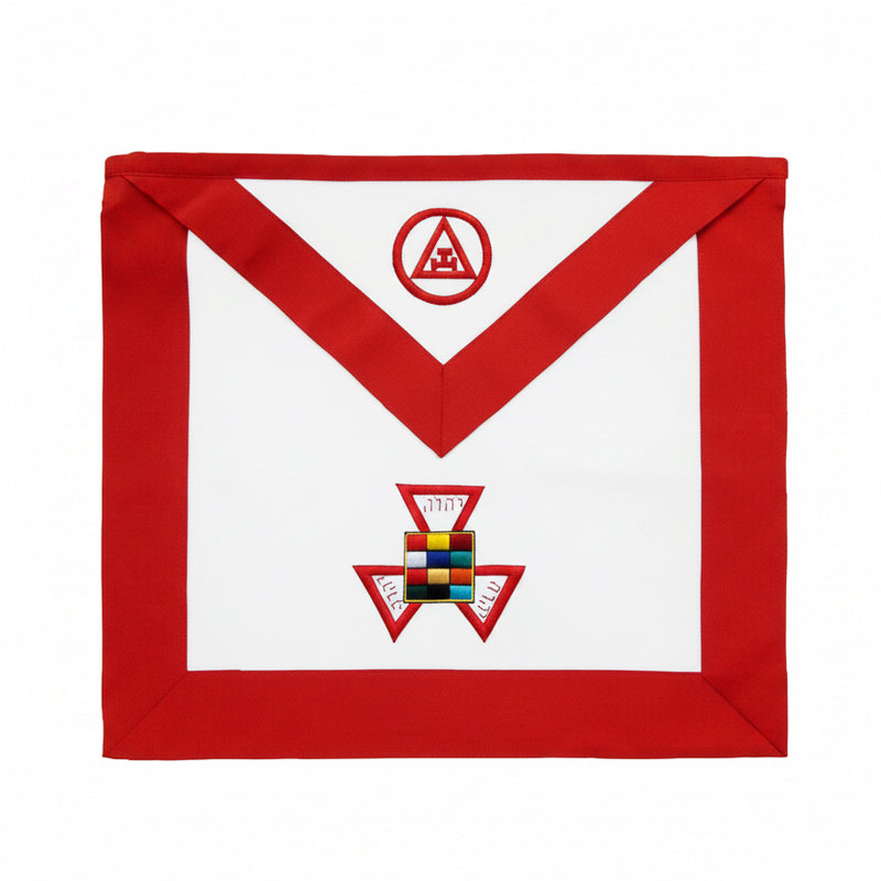 Tablier Passé Grand Prêtre. 41x35 cm - Arche Royale Américaine (Rite d’York) - Nos Colonnes