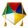 Five Colors Apron (decorative cord and tassels) - OES