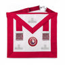 Provincial Grand Steward Magenta Apron with 3 Taus  - Grand Lodges, English Style  