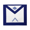 Worshipful Master Apron. 39x33cm - Blue Lodge, York Rite