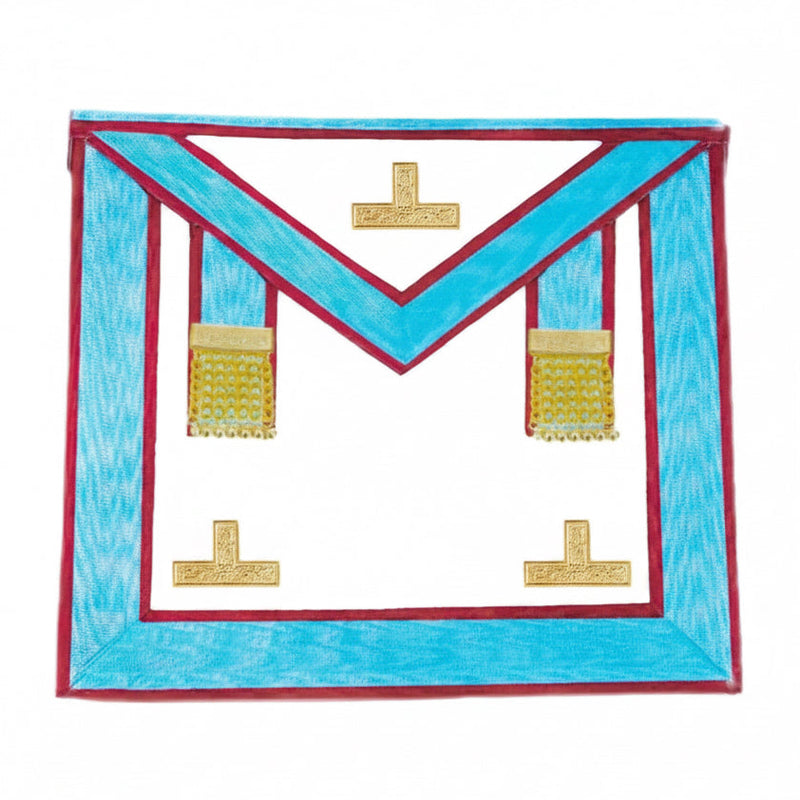 Tablier Vénérable Maître. 39x33cm - Rite Lauderdale (DH) - Nos Colonnes