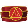 Deluxe Red Cap. Triple Tau - American Royal Arch (York Rite)
