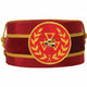 Toque de Luxe Rouge Passé Grand Prêtre (Lauriers) - Arche Royale Américaine (Rite d’York) - en stock