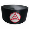 Rigid Black Cap. Triple Tau - American Royal Arch (York Rite)