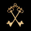 Bijou Trésorier. Bronze - Régime Écossais Rectifié (RER) bijoux Nos Colonnes - Boutique Maçonnique 