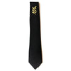 Cravate Maçonnique Noire - Acacia (Or) cravate Nos Colonnes - Boutique Maçonnique 