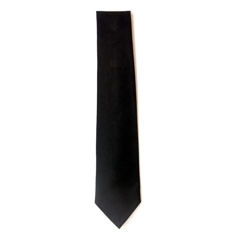 Cravate Maçonnique (Noire) cravate Nos Colonnes - Boutique Maçonnique 