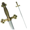Load image into Gallery viewer, Épée maçonnique de Loge - Garde tréflée, symboles Nos Colonnes - Boutique Maçonnique