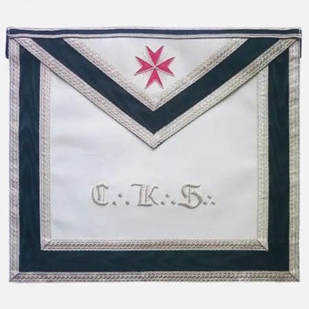 Tablier Chevalier Kadosh. CKH/CKS - 30° degré REAA tablier Nos Colonnes - Boutique Maçonnique Simili cuir, CKS 