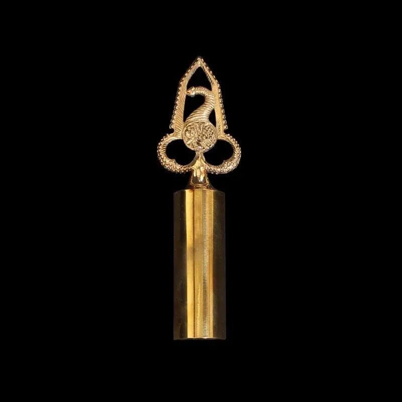 Tête de Canne Intendant (dorée) - Rite d’York bijoux Nos Colonnes - Boutique Maçonnique 